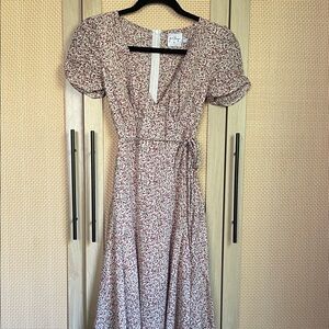 Floral midi dress